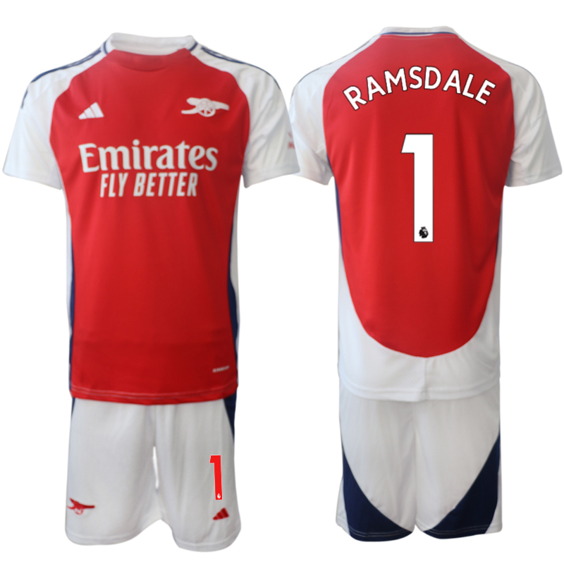 Men 2024-2025 Club Arsenal home Red 1 Soccer Jersey